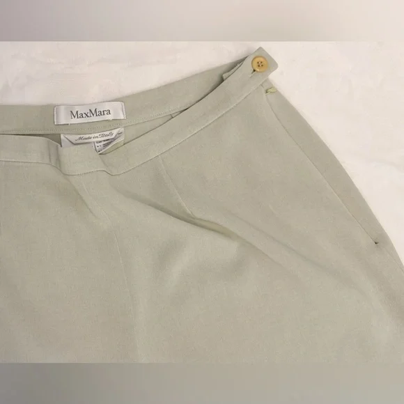 MaxMara Light Sage Pants  - MaxMara - Picture 5 of 5